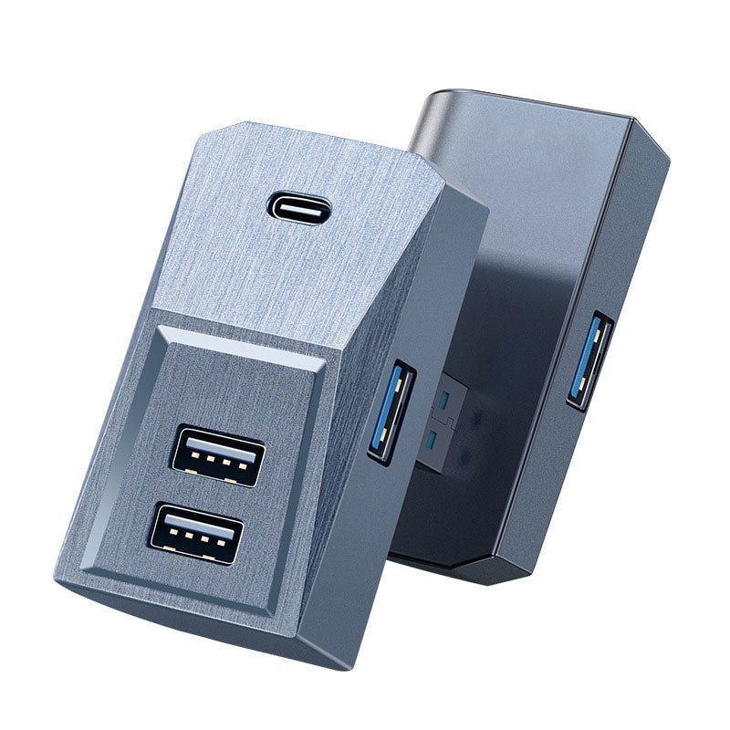 EVKITT 4-Port USB Hub Center Console Docking Station Adapter for Tesla Model Y Juniper Model 3 Highland