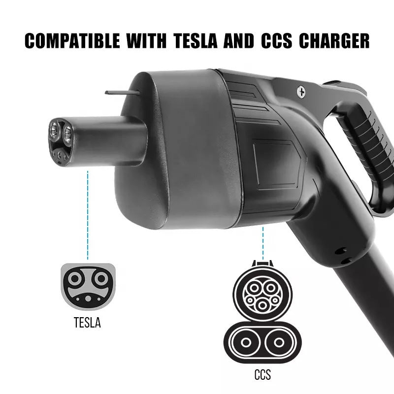 EVKITT CCS1 Combo to for Tesla Adapter DC Fast Charging Converter for Model Y Model 3