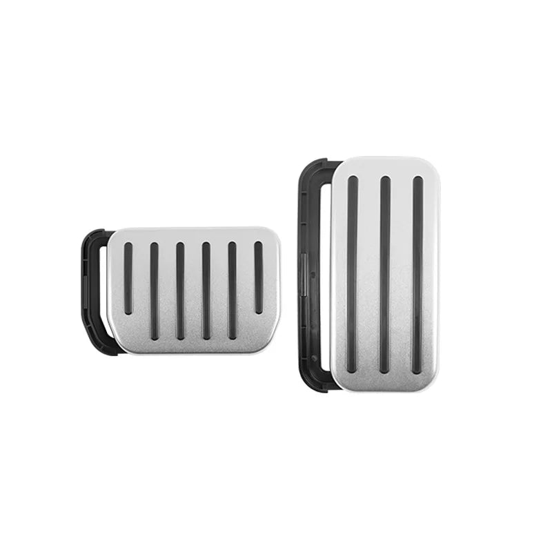 EVKITT Aluminum Accelerator Brake Pedal Covers for Tesla Model Y Juniper & Model 3 Highland (Anti-Slip, 2-Pack)