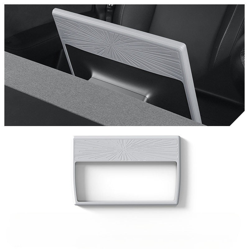 EVKITT Navigation Screen Silicone Frame Protector Central Display Edge Guard Trim for Tesla Model 3 Highland & Model Y Juniper