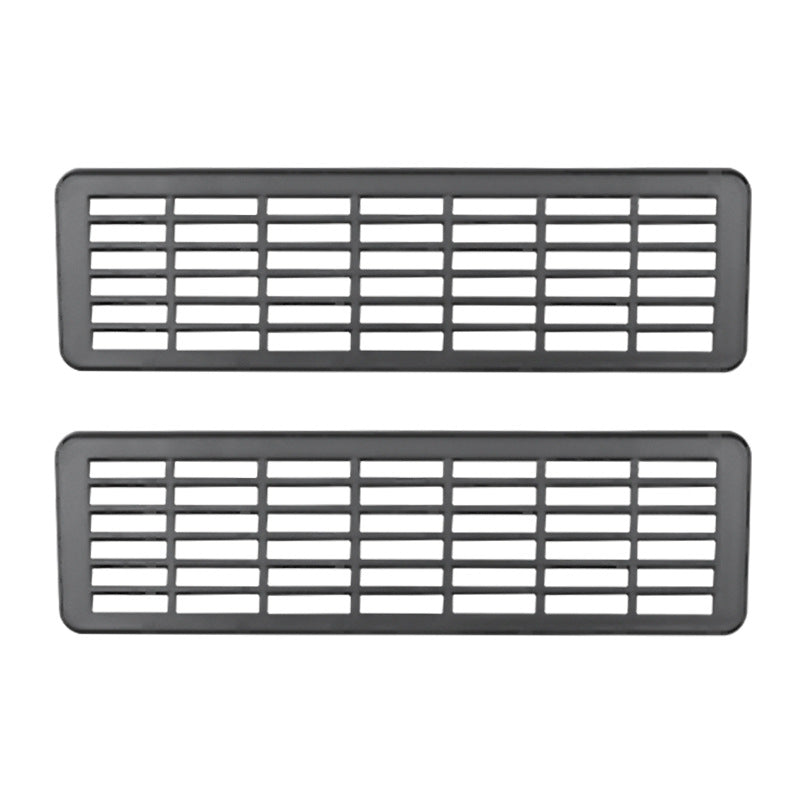 EVKITT for Tesla Model Y Juniper Seat Air Vent Cover Anti-Block Protection Guard ABS Interior Airflow Accessory 2-Piece Set