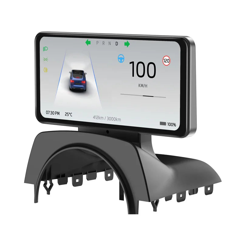 EVKITT Dashboard LCD Instrument Screen HUD Display for Tesla Model 3 Highland 2024–2026+ (High-Definition IPS Touchscreen, Linux OS 1-Pack)