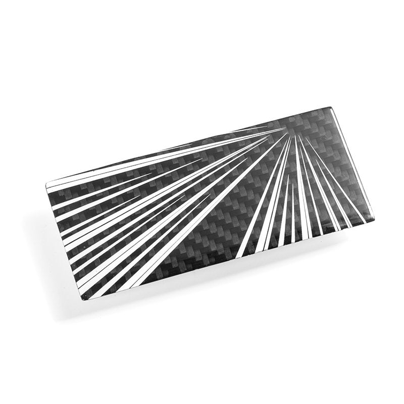 EVKITT Debut Commemorative Tailgate Emblem Badge for Tesla Model Y Juniper (Real Dry Carbon Fiber, Rear Trunk 1-Piece)