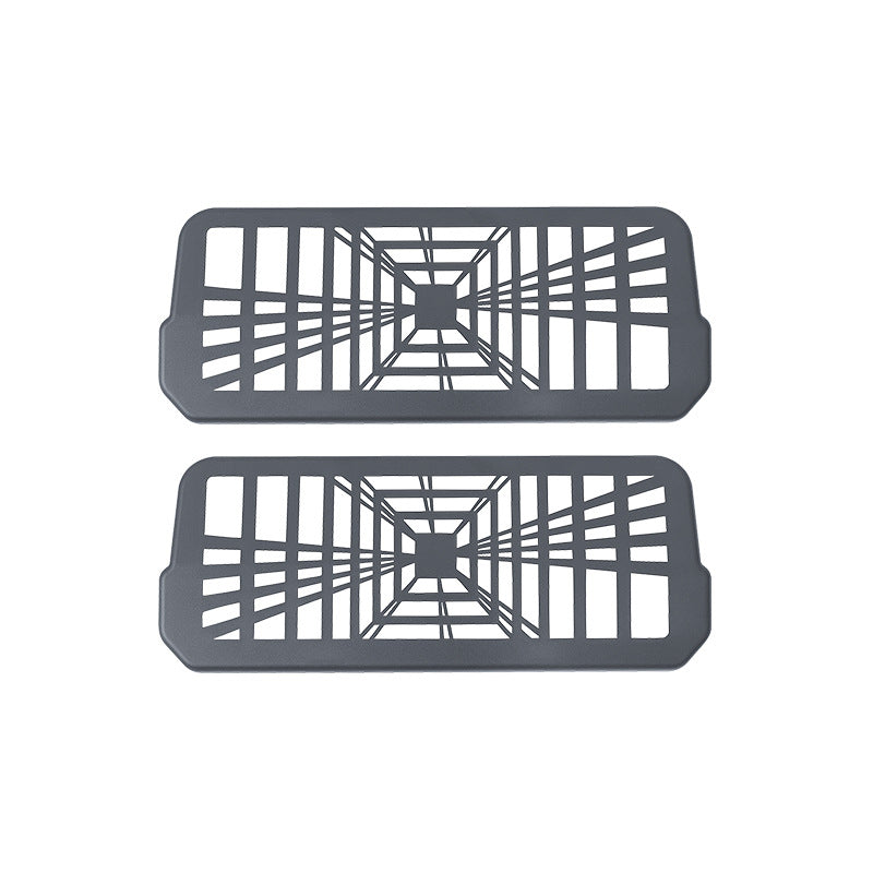 EVKITT Under Seat Air Vent Cover Mesh Outlet Protector for Tesla Model 3 Highland (Premium High-Density Mesh Polymer, Anti-Clogging 2-Piece Set)