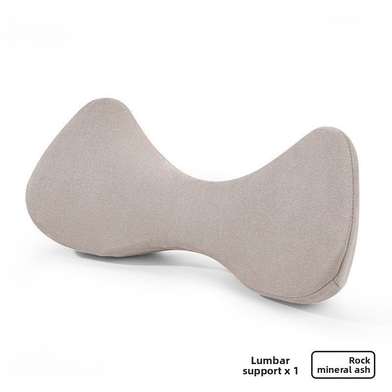 EVKITT Ergonomic Neck Pillow & Lumbar Support for Tesla Model 3 & Model Y (Premium Memory Foam Travel Cushion)
