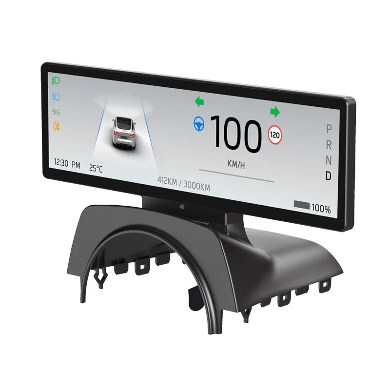 EVKITT for Tesla 2024+ Model 3 Highland Central Control Instrument Panel LCD Dashboard Display Screen Upgrade Digital Cluster Interior Accessory