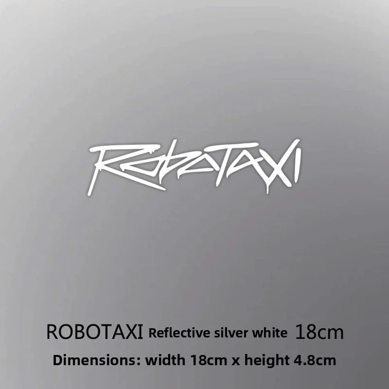 EVKITT Triangular Window Decal Cover Body Exterior Trim Sticker for Tesla Robotaxi Cybercab