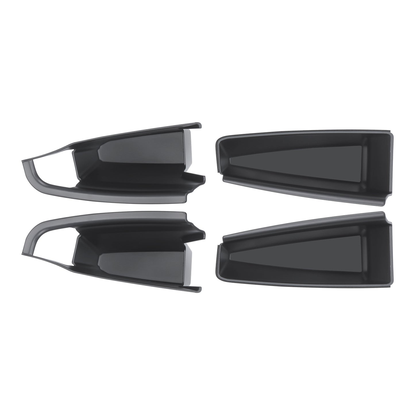 EVKITT Door Handle Storage Box Organizer Side Door Armrest Pocket Tray for Tesla Model 3 Highland Model Y Juniper (Premium Flexible Silicone 4PCS)