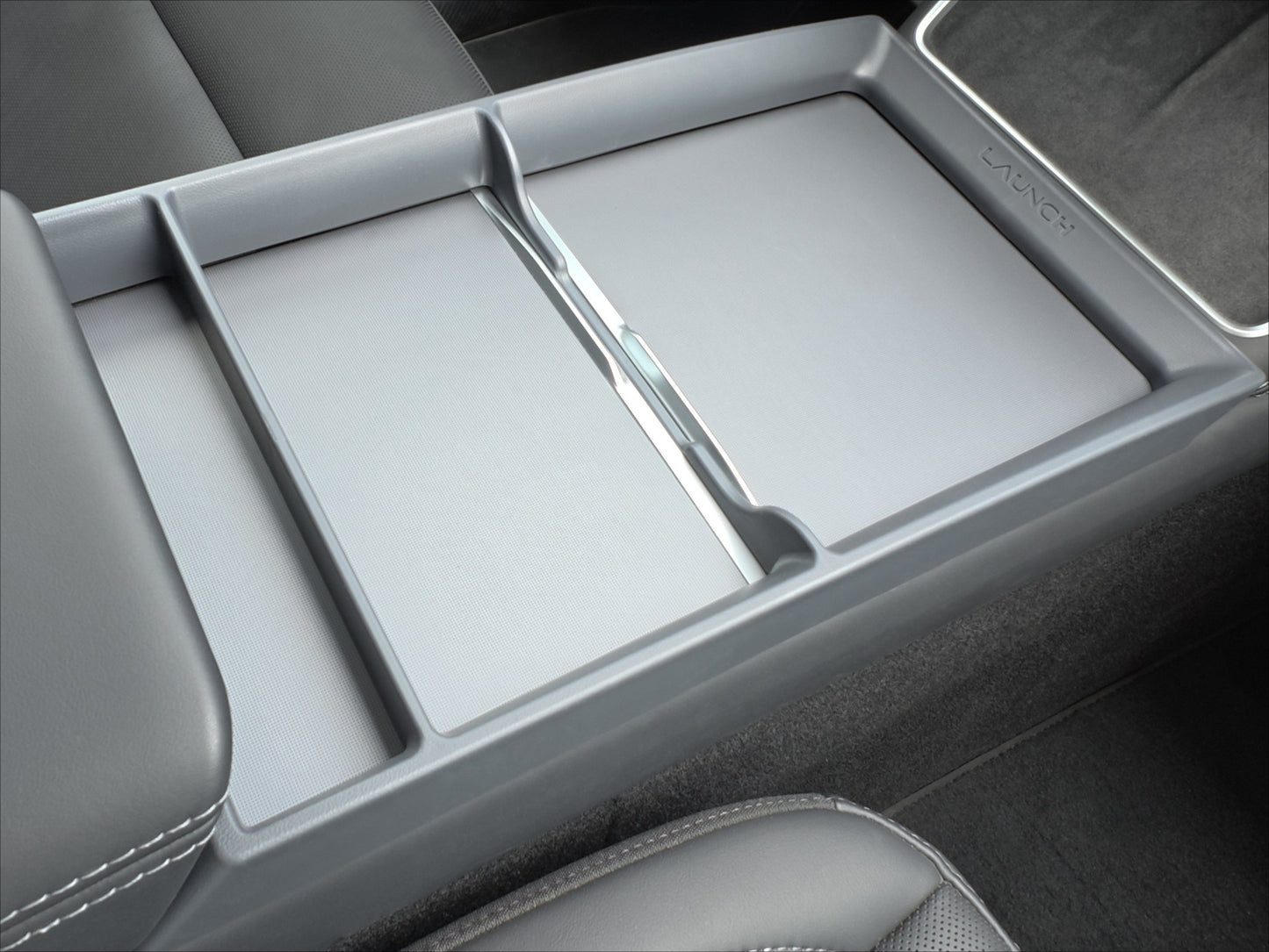 EVKITT Silicone Center Console Armrest Organizer for Tesla Model Y Juniper & Model 3 Highland (Premium Flexible Silicone)