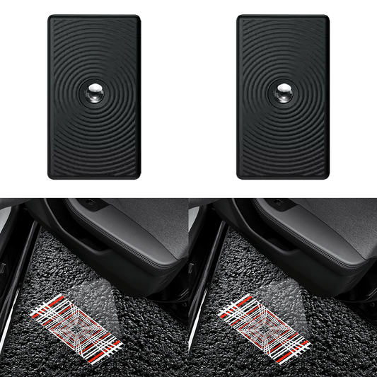 EVKITT Door LED Puddle Projector Lights for Tesla Model 3 Highland & Y Juniper (Quartz Glass, 2-Pack)