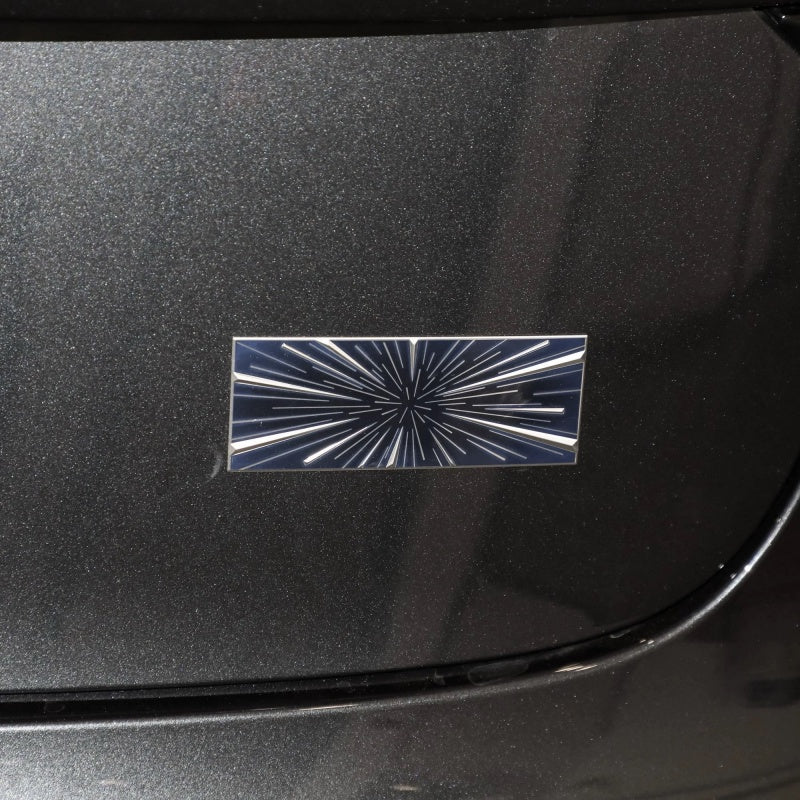 EVKITT Metal Launch Edition Emblem Badge for Tesla Model 3 Highland (Premium Zinc Alloy, Matte Black 3D)