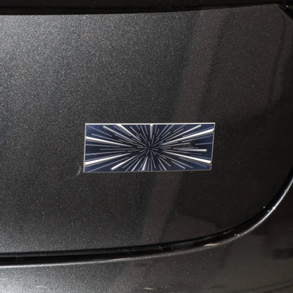 EVKITT Metal Launch Edition Emblem Badge for Tesla Model 3 Highland (Premium Zinc Alloy, Matte Black 3D)