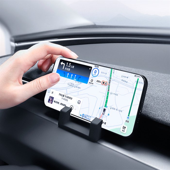 EVKITT Silicone Magnetic Phone Holder Mount for Tesla Model 3 Highland & Model Y Juniper (Premium Silicone, Anti-Slip)