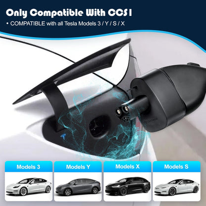EVKITT CCS1 Combo to for Tesla Adapter DC Fast Charging Converter for Model Y Model 3