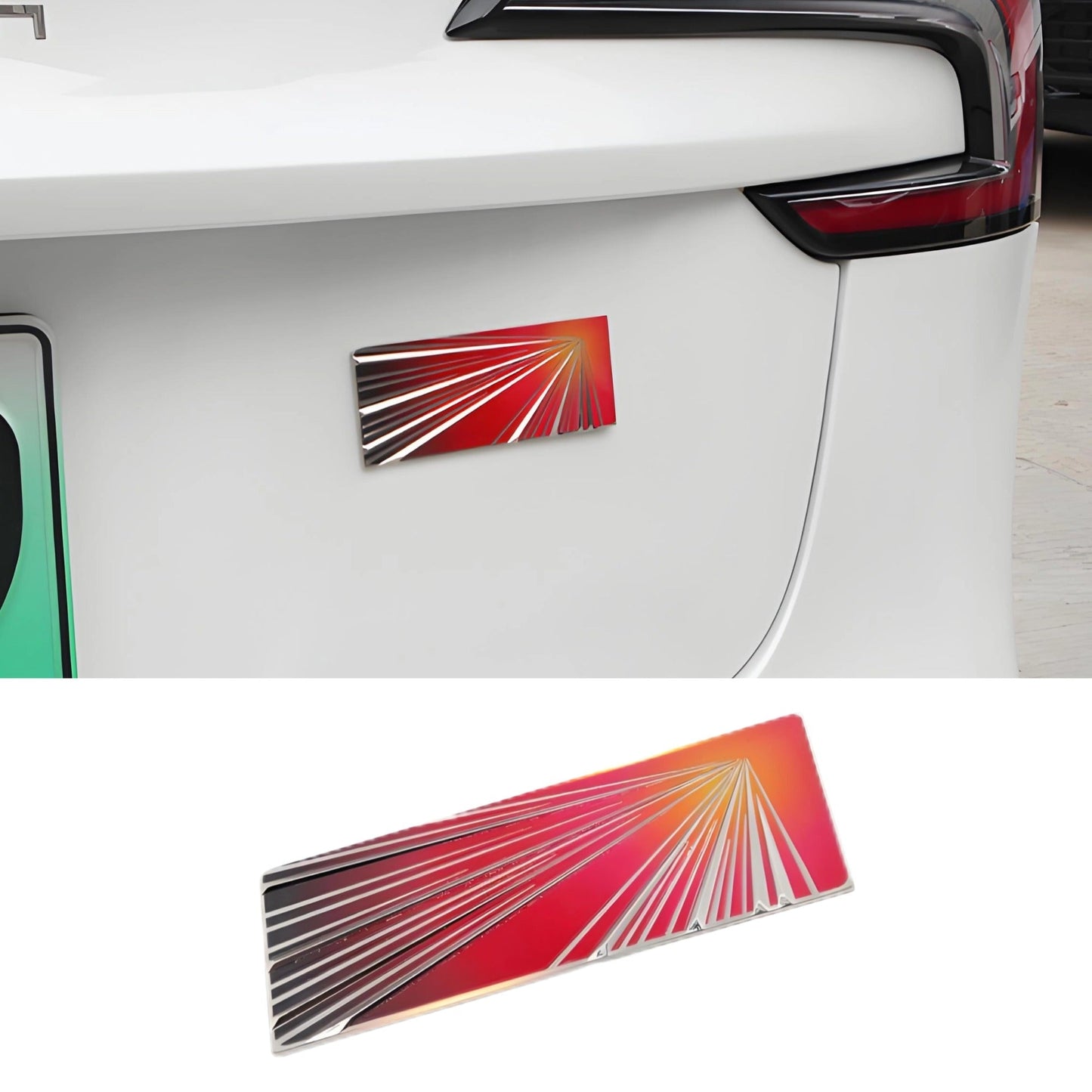 EVKITT Metal Launch Edition Emblem Badge for Tesla Model Y Juniper (Premium Zinc Alloy, Matte Black 3D)