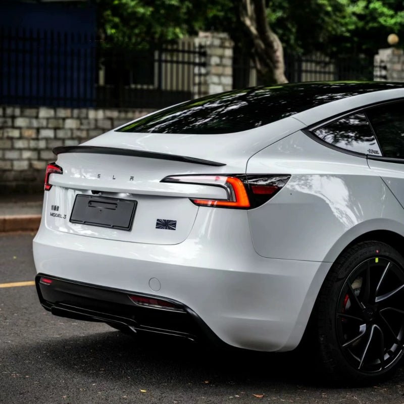 EVKITT Metal Launch Edition Emblem Badge for Tesla Model 3 Highland (Premium Zinc Alloy, Matte Black 3D)