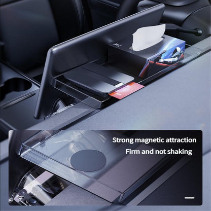 EVKITT Silicone Under Screen Storage Tray for Tesla Model Y Juniper & Model 3 Highland (Premium Silicone & ABS, 1-Pack)