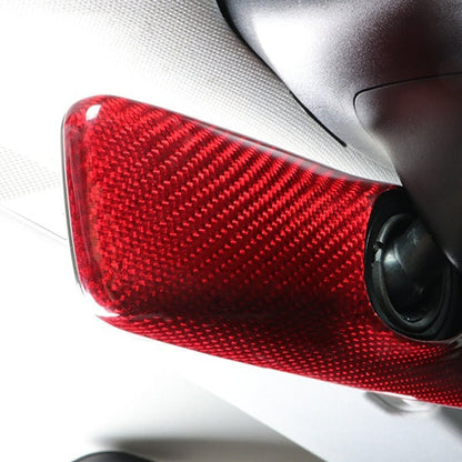 EVKITT Interior Rearview Mirror Cover Cap Overlay for Tesla Model 3 Model Y Premium Real Dry Carbon Fiber