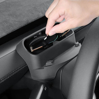 EVKITT Silicone Center Console Sunglasses Holder Organizer for Tesla Model Y Juniper & Model 3 Highland (Premium Flexible Silicone)