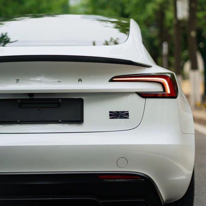 EVKITT Metal Launch Edition Emblem Badge for Tesla Model 3 Highland (Premium Zinc Alloy, Matte Black 3D)