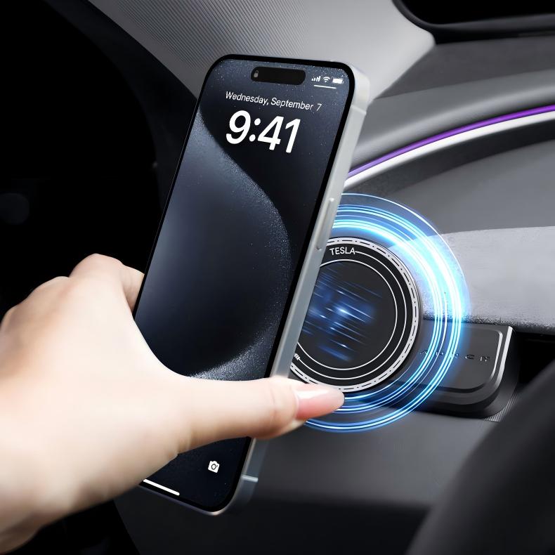 EVKITT Magnetic Dashboard Phone Mount Screen Bracket Holder for Tesla Model Y Juniper Model 3 Highland
