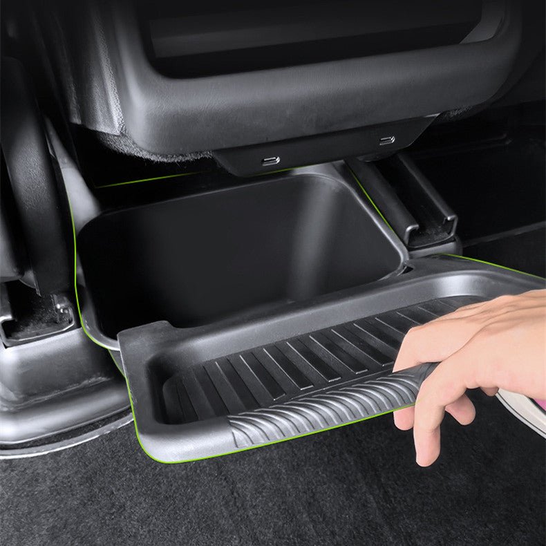EVKITT Silicone Rear Middle Storage Box & Organizer for Tesla Model Y Juniper (Premium Silicone, 1-Pack)
