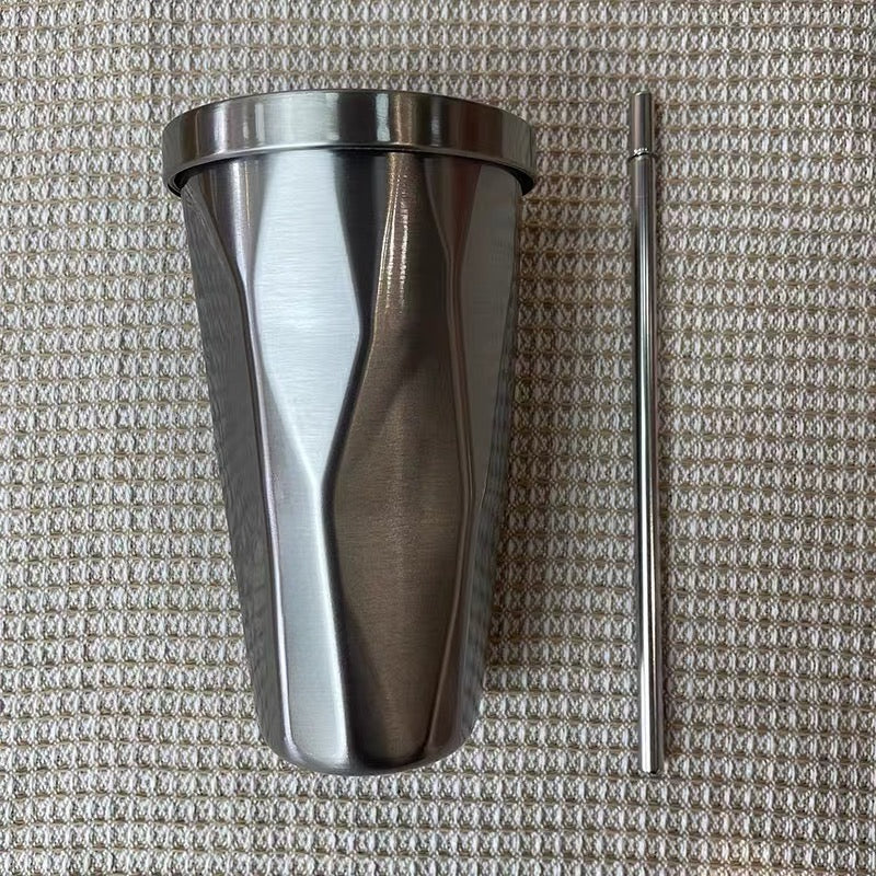 EVKITT Travel Tumbler with Straw for Tesla Model 3 Y S X Universal Fit Stainless Steel Vacuum Coffee Mug