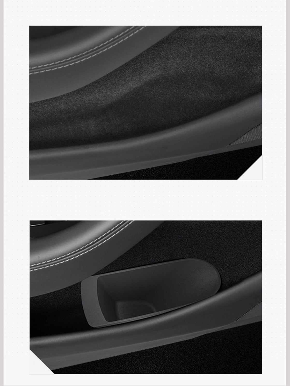 EVKITT Front Door Handle Storage Box Organizer for Tesla Model 3 Highland & Model Y Juniper 2025+ – Driver & Passenger Side Storage Trays
