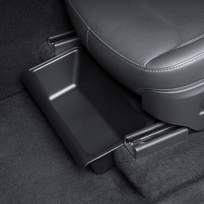 EVKITT Silicone Under Seat Storage Box & Organizer for Tesla Model Y Juniper (Premium Silicone, 1-Pack)