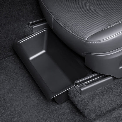 EVKITT Silicone Under Seat Storage Box & Organizer for Tesla Model Y Juniper (Premium Silicone, 1-Pack)