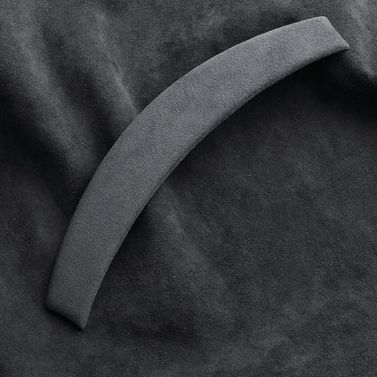EVKITT Steering Wheel Panel Center Bezel Trim Cover for Tesla Model Y Juniper Model 3 Highland Premium Sport Alcantara Suede