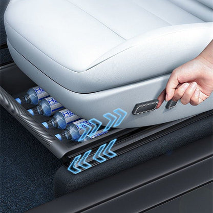 EVKITT Silicone Under Seat Storage Box & Organizer for Tesla Model Y Juniper (Premium Silicone, 1-Pack)