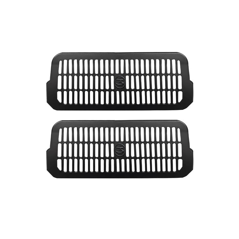 EVKITT Front Seat Underneath AC Vent Covers for Tesla Model 3 Highland (Premium ABS & Insect Mesh, 2-Pack)