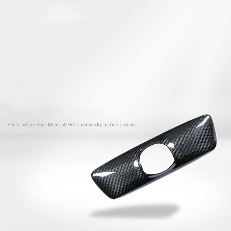 EVKITT Interior Rearview Mirror Cover Cap Overlay for Tesla Model 3 Model Y Premium Real Dry Carbon Fiber