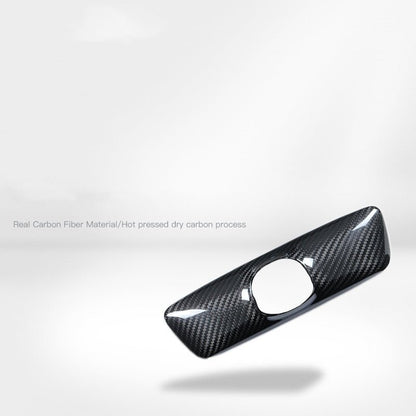 EVKITT Interior Rearview Mirror Cover Cap Overlay for Tesla Model 3 Model Y Premium Real Dry Carbon Fiber