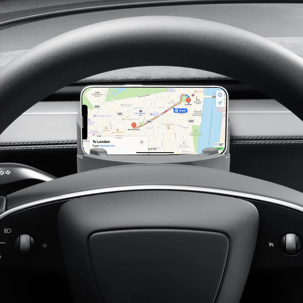 EVKITT Silicone Center Console Sunglasses Holder Organizer for Tesla Model Y Juniper & Model 3 Highland (Premium Flexible Silicone)
