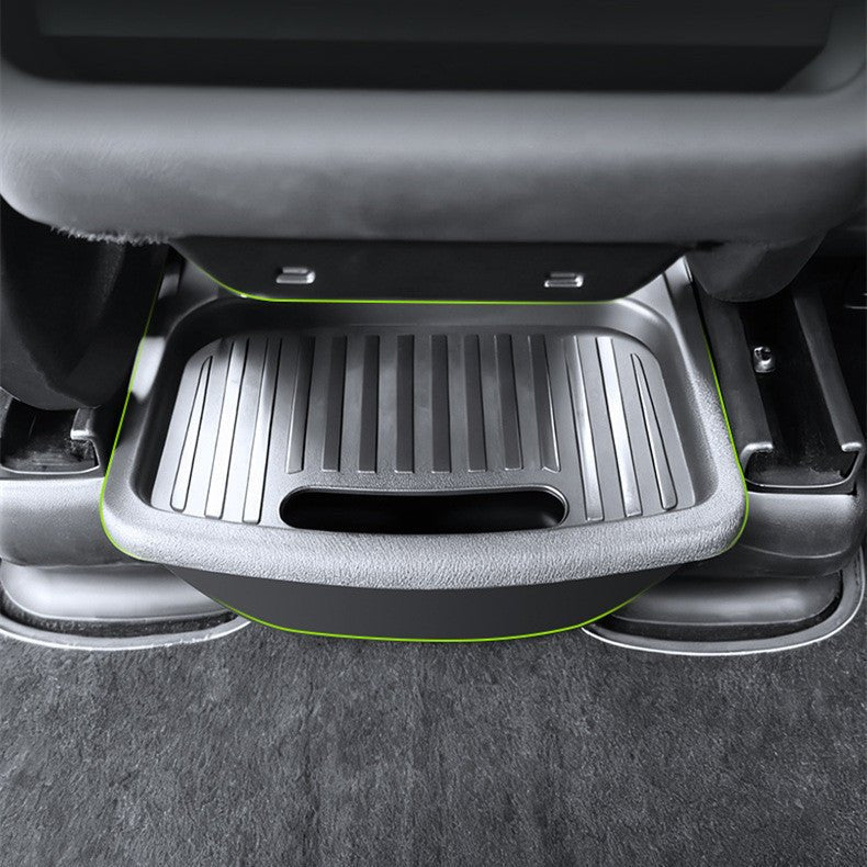 EVKITT Silicone Rear Middle Storage Box & Organizer for Tesla Model Y Juniper (Premium Silicone, 1-Pack)