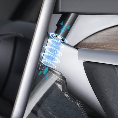 EVKITT Under Screen Center Console Storage Tray Hidden Organizer for Tesla Model 3 Highland Model Y Juniper (Premium Odorless TPE, Anti-Rattle 1-Pack)