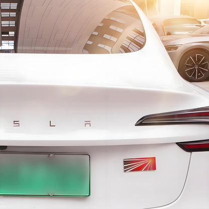 EVKITT Metal Launch Edition Emblem Badge for Tesla Model Y Juniper (Premium Zinc Alloy, Matte Black 3D)