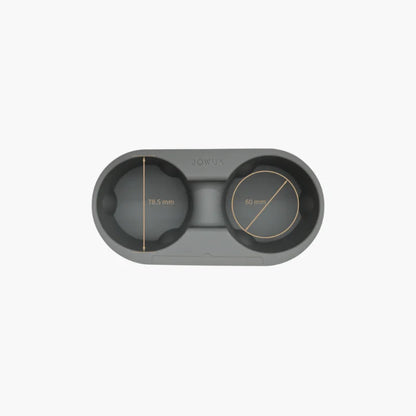 Jowua for Tesla Model 3/Y 2021-2023 Minimalist Seiko Textured Silicone Anti-Shake Water Cup Holder