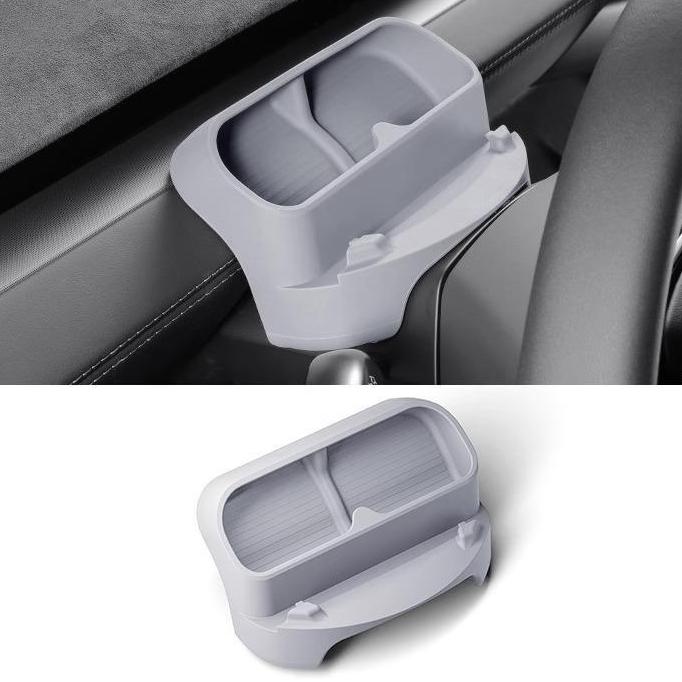 EVKITT Silicone Center Console Sunglasses Holder Organizer for Tesla Model Y Juniper & Model 3 Highland (Premium Flexible Silicone)
