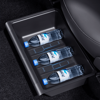 EVKITT Silicone Under Seat Storage Box & Organizer for Tesla Model Y Juniper (Premium Silicone, 1-Pack)