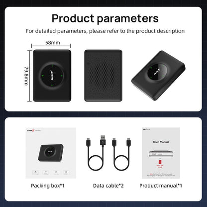 EVKITT Wireless Apple CarPlay Adapter Smart Box Converter for Tesla Model Y 3 X S