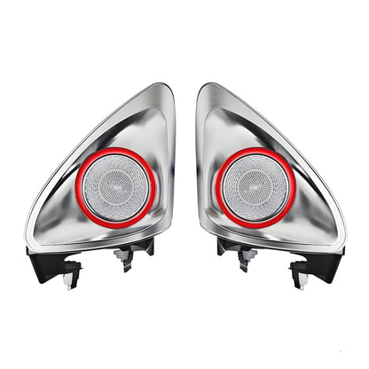EVKITT 4D Rotating LED Tweeter Speakers for Tesla Model Y Juniper & Model 3 Highland (Premium Aluminum Alloy, RGB 2-Pack)