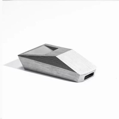 EVKITT Cyberwhistle Collectible Toy for Cybertruck & All Tesla Models Universal Stainless Steel Matte Silver with Gift Box (1-Pack)