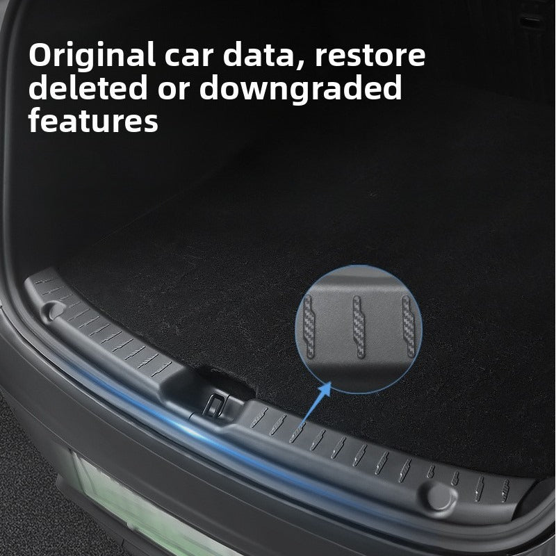 EVKITT Rear Trunk Sill Protector Guard Bumper Scuff Plate Cover for Tesla Model Y Juniper ( Matte Black 2PCS)