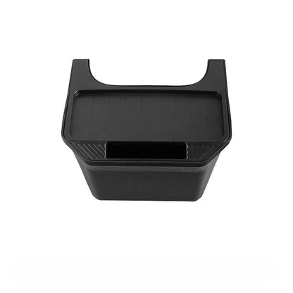 EVKITT Silicone Under Seat Storage Box & Trash Bin for Tesla Model Y 2021-2024 (Premium Silicone, 1-Pack)