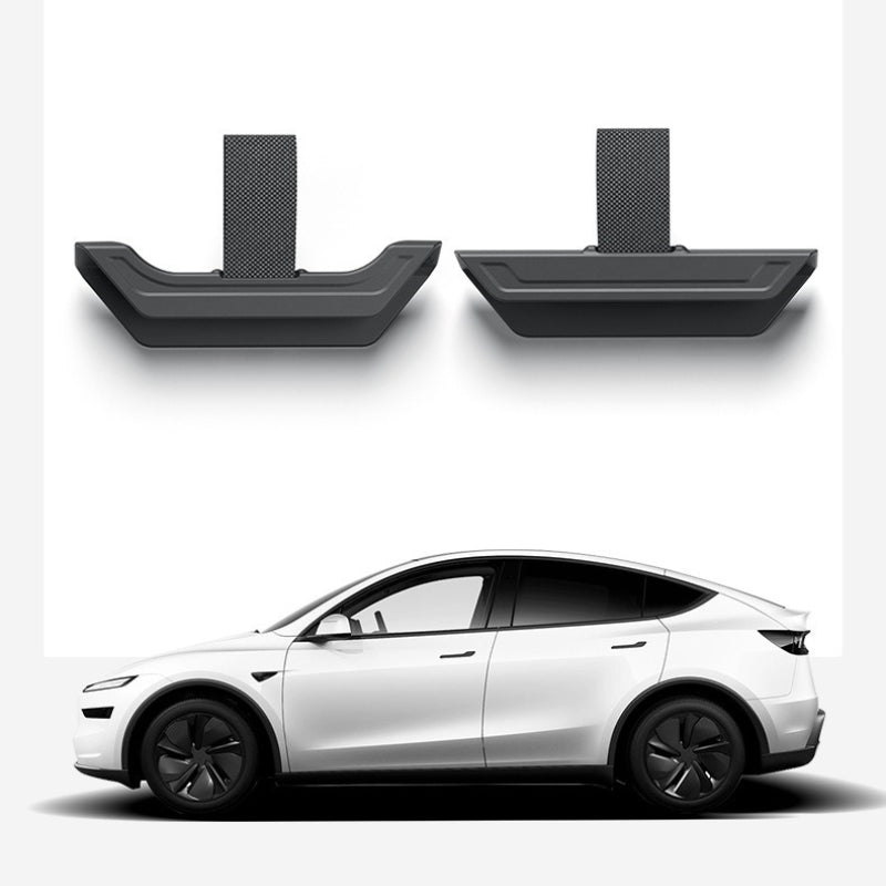 EVKITT Trunk Floor Board Pull Handle Strap for Tesla Model Juniper 2025+ (Premium Ergonomic Lower Cargo Lifter, Matte Black 2PC)