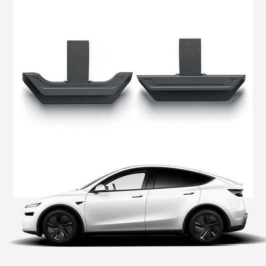 EVKITT Kofferraumbodenplatte Zugband für Tesla Model Juniper 2025+ (Premium Ergonomischer Kofferraum-Heber, Mattschwarz 2er-Set)