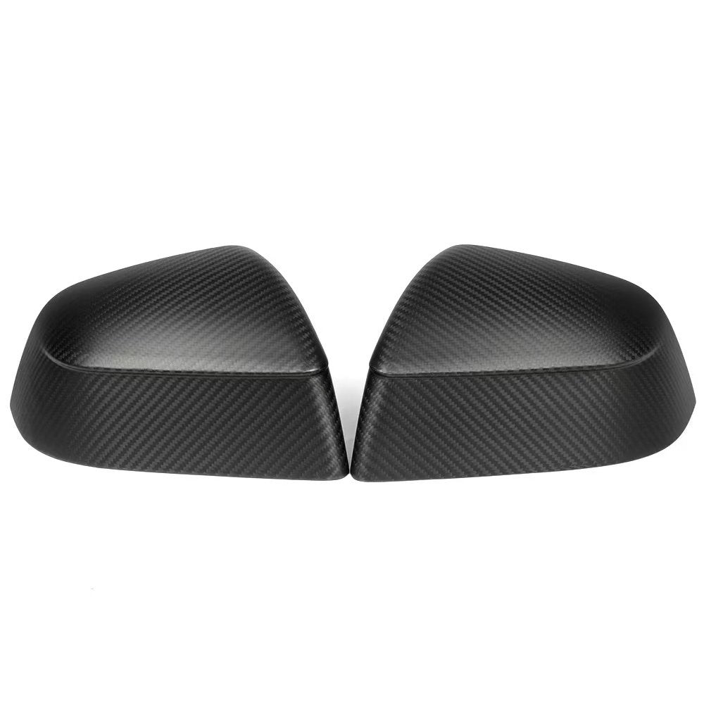 EVKITT Side View Mirror Cover Caps Protection Shell for Tesla Model Y Juniper 2025+ (Real Dry Carbon Fiber, Left & Right 2-Piece Set)